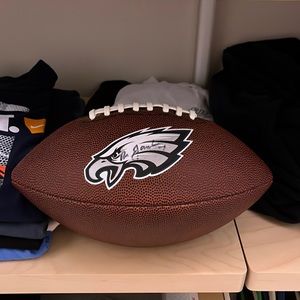 Autographed Eagles Football - Ron Jaworski